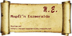 Mogán Eszmeralda névjegykártya